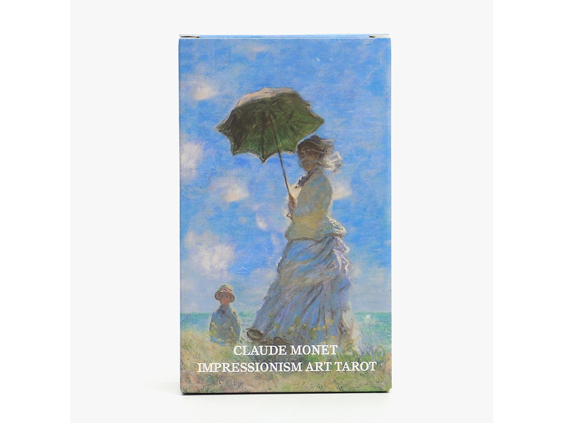 Cartas De Tarot Impresionistas De Monet - 78 Cartas, 12x7 Cm