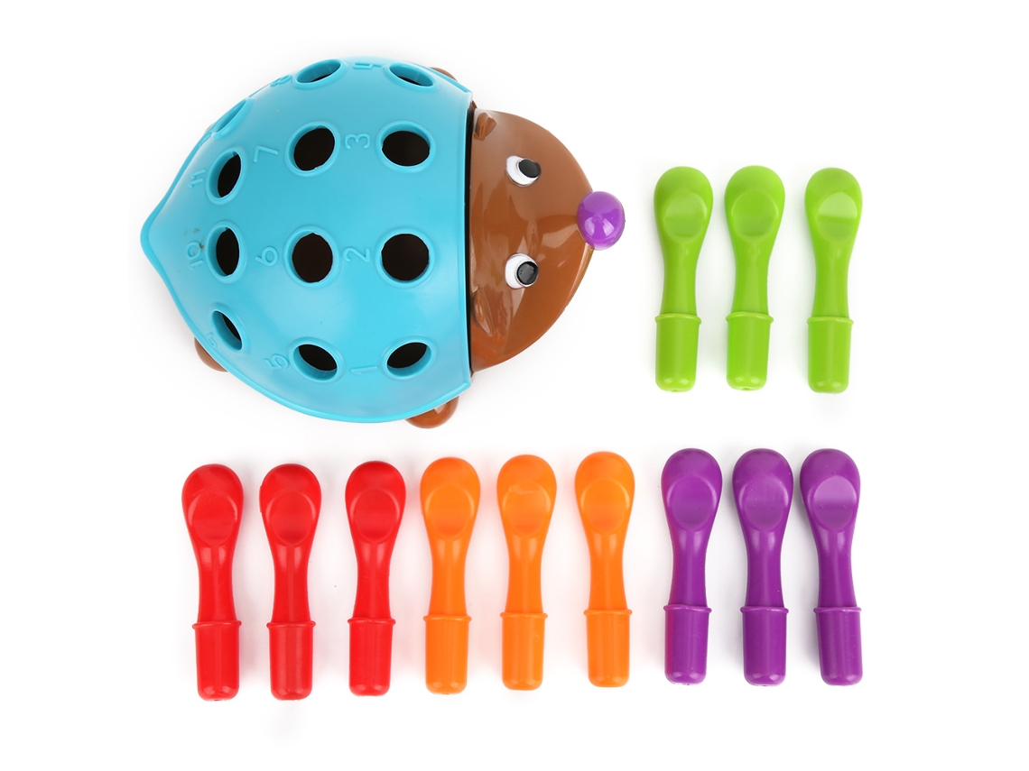 Juguete Erizo De Inserción Juego Educativo Para Niños Coordinación Ojo-mano Juego Cognitivo