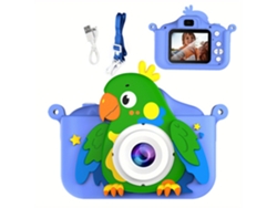 Cámara digital Gertiz para niños de 48 MP con cámara dual, minicámara digital para niños de 3 a 12 años, color azul