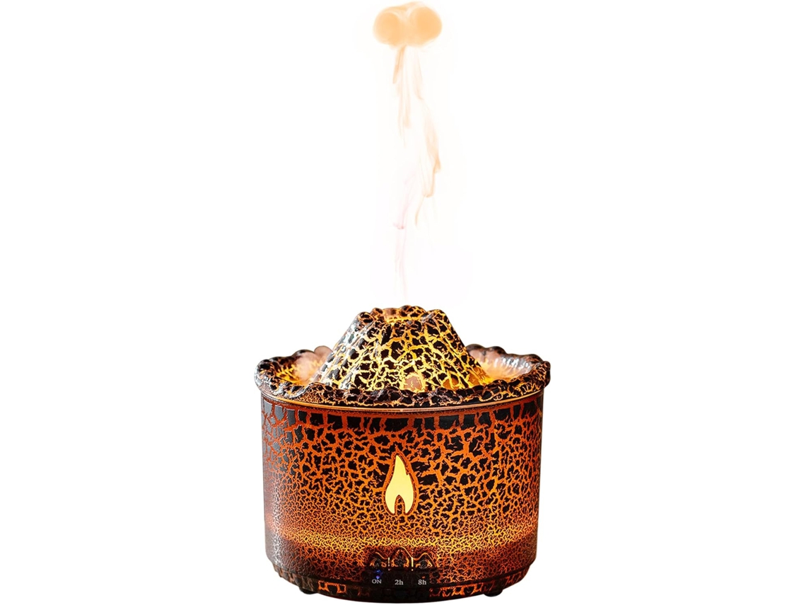 Difusor de aroma volcánico, difusor ultrasónico de aceites esenciales, 360 ml, protección de apagado automático Mdug