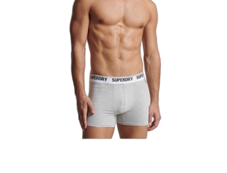 Juego de Boxers para Hombre SUPERDRY (Algodón - L - Multicolor)