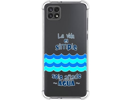 Carcasa Samsung Galaxy A22 5G TUMUNDOSMARTPHONE Agua Multicolor