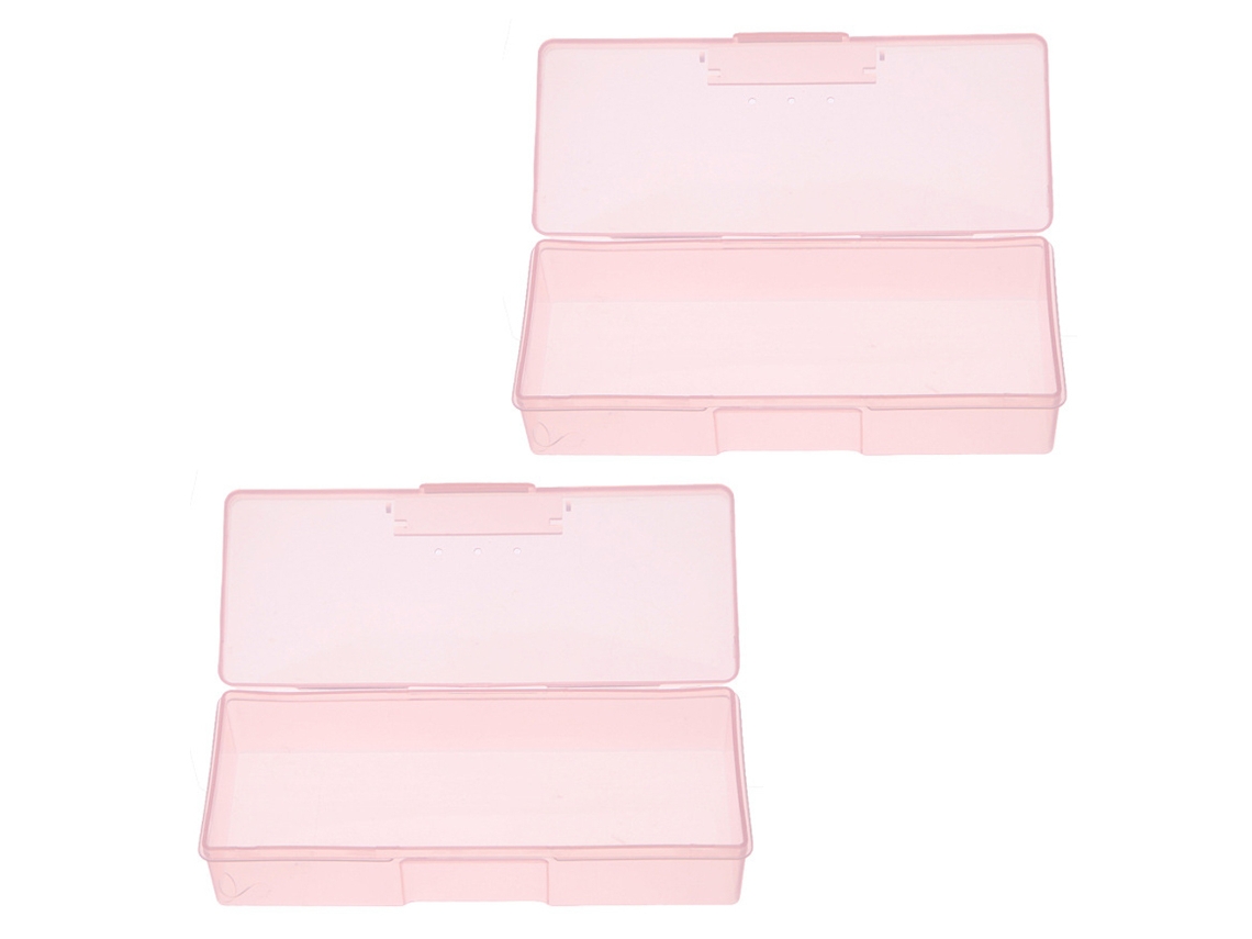 Rectangular Multifuncional Joyas Herramientas Rosa (8.5x5.4x4.2cm) Kofihety
