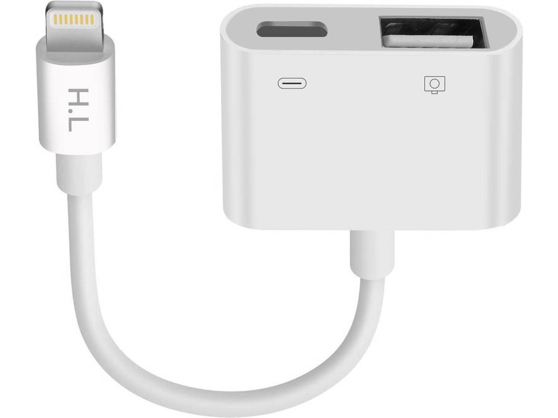 Adaptador AVIZAR ADA-HL109 (Lightning - USB - Blanco)