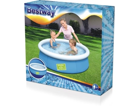 Piscina Infantil Hinchable BESTWAY Fast Set (477l - 152x38cm)