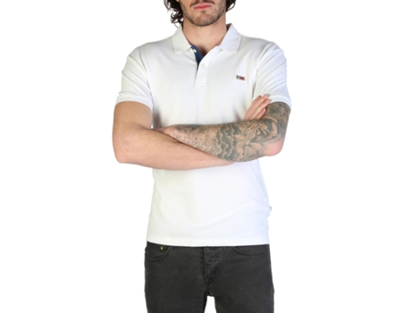 Polo Napapijri Taly Stretch Blanco S