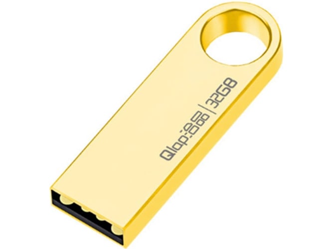 Pen Drive WJS Design U (128 GB - USB 2.0 - Dorado)