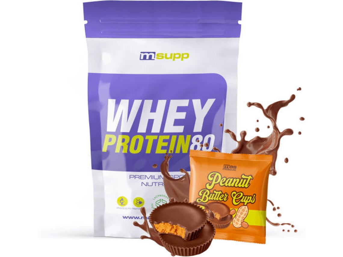 Whey Protein80 - 1kg Peanut Butter Cups Masmusculo