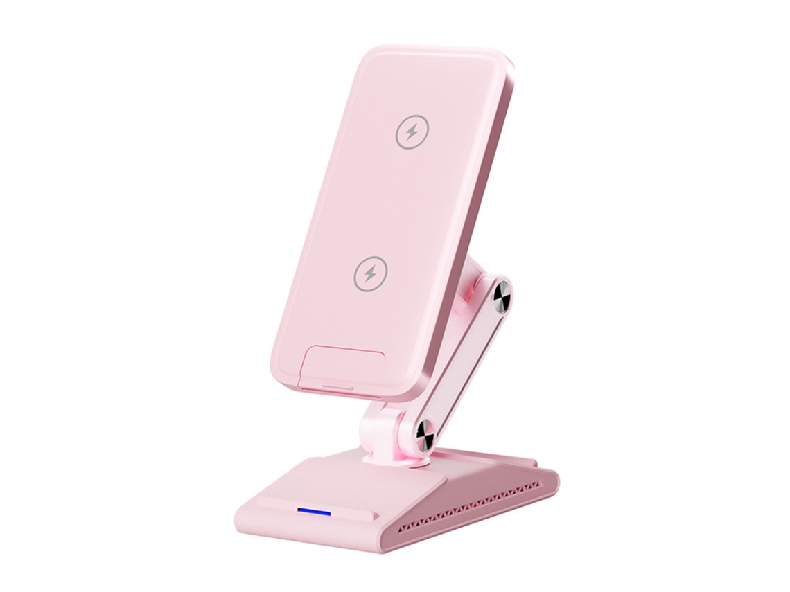 Cargador Carga Inalámbrica Plegable Yizhood Rosa