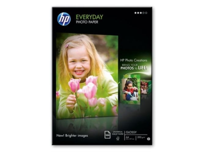 Papel Fotográfico HP Everyday 100FLS A4