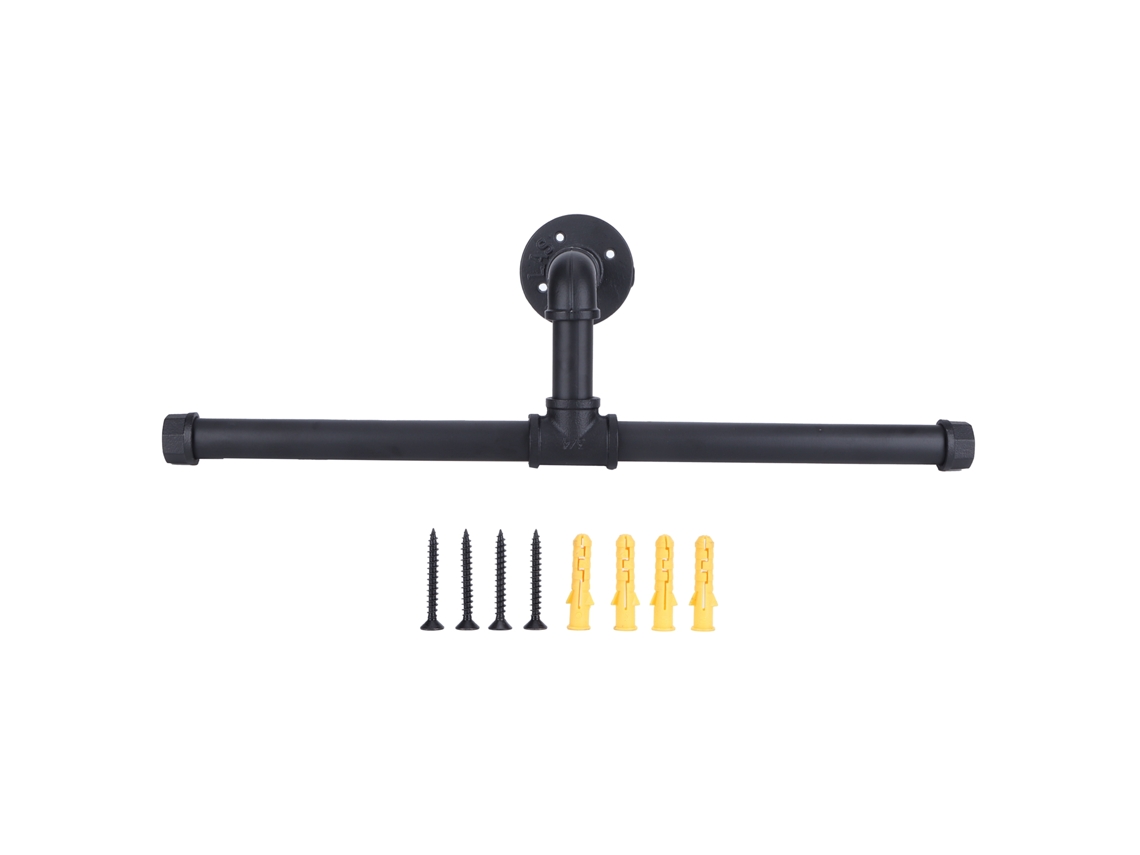 Tendedero de pared de 48 cm, con forma de T, resistente y plegable para el hogar.