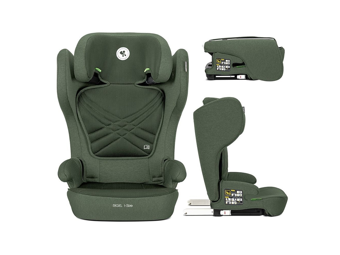 Silla de coche plegable Isofix Lorelli Rigel Green, talla I (100-150 cm)