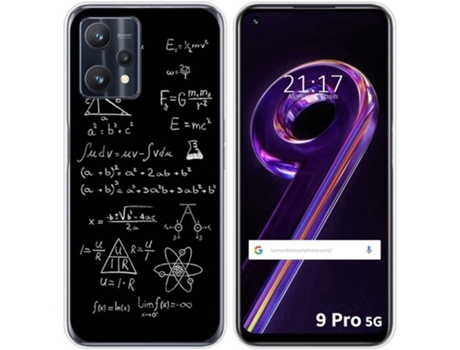 Carcasa para Realme 9 Pro 5G TUMUNDOSMARTPHONE Dibujos Formulas Multicolor