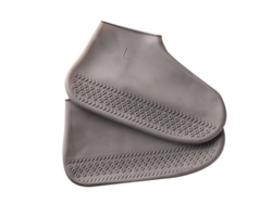 Zapatos impermeables de silicona para adultos, antideslizantes y resistentes al polvo, color gris, modelo 2026-cover.