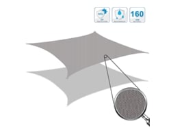 Toldo Rectangular Resistente a Rayos UV Incluye Kit de Instalación Polietileno Impermeable MDUG (3x2,5 m)