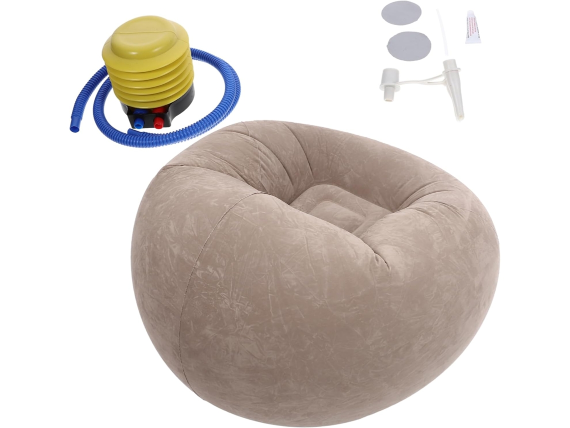 Sofá Hinchable Sencillo Y Cómodo, Puf Portátil Ideal.