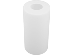Cristal Cilíndrico Esmerilado, Blanco Lechoso, 100 Mm X 200 Mm, Compatible Con Casquillo E27.