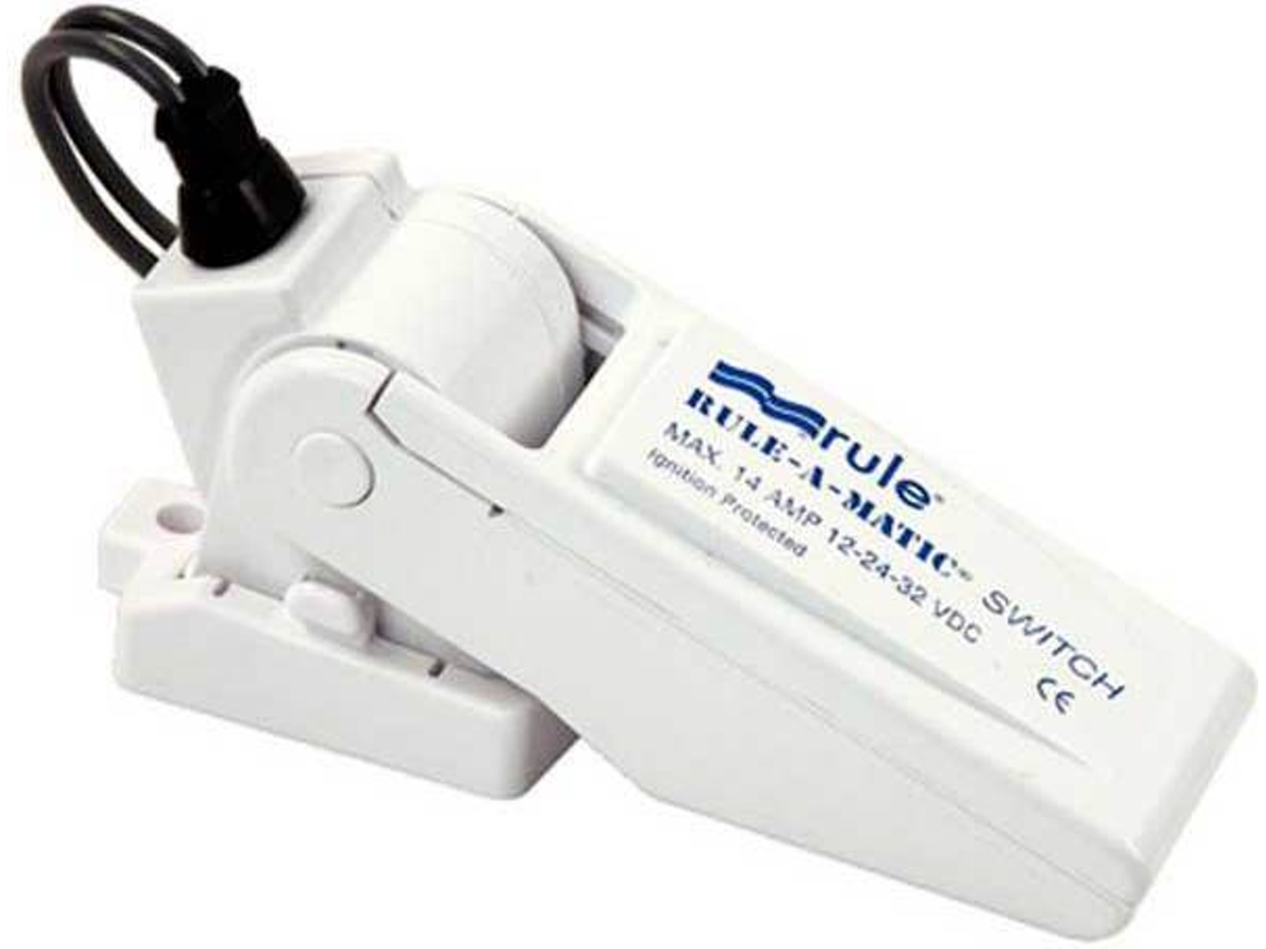 Interruptor RULE PUMPS Rule A Matic Float Blanco
