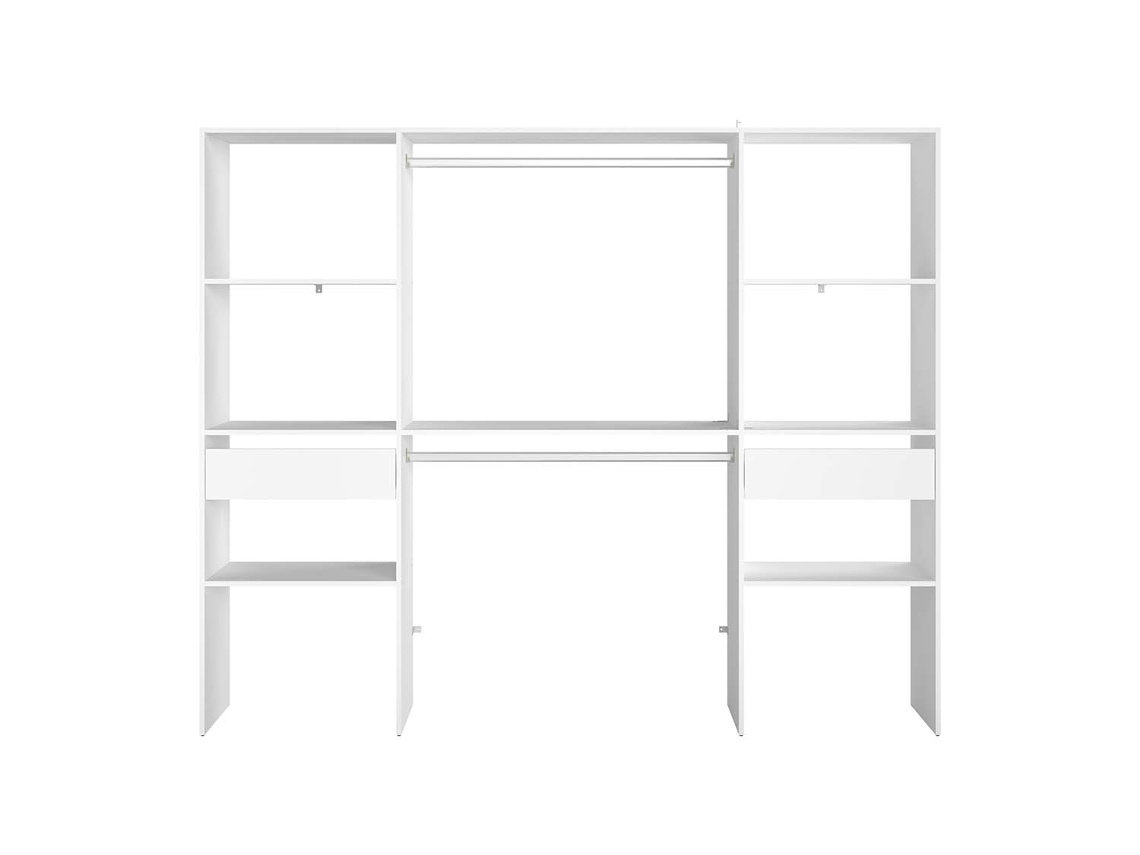 Guardarropa CONCEPT U Elysee (Blanco - Madera Aglomerada - 220x40x180 cm)