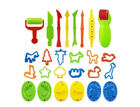 Molde de Plastilina, Kit de Plastilina 26 Piezas de Juguete A