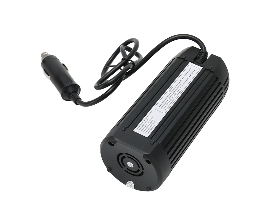 Inversor De Corriente Para Coche De 150 W Con Portavasos, De 12 V Cc A Ca Con Puerto Usb, 2,1 A