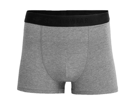 Boxers 4F Hombre (Algodón - Gris - M)