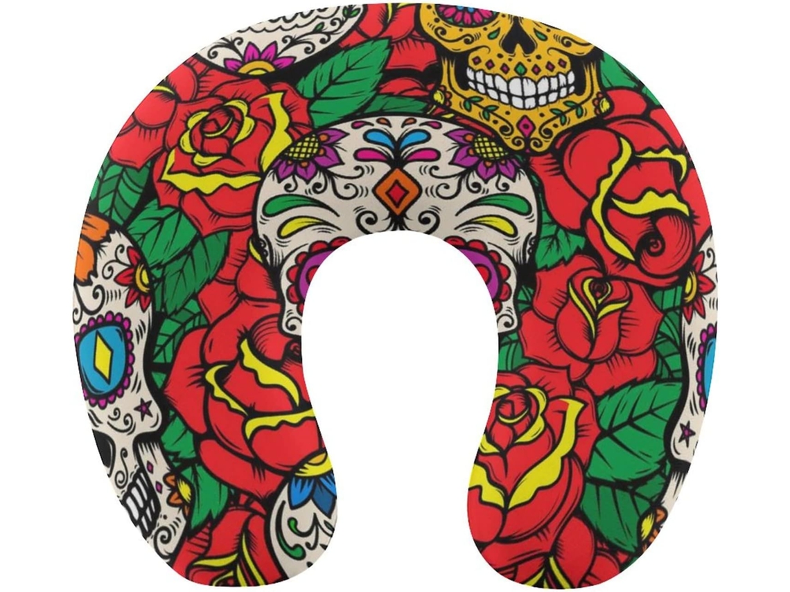 Almohada Viaje Cuello: Cómoda Espuma Viscoelástica Viscoelástica Fácil Relajación Cómodos Familia.brfácil