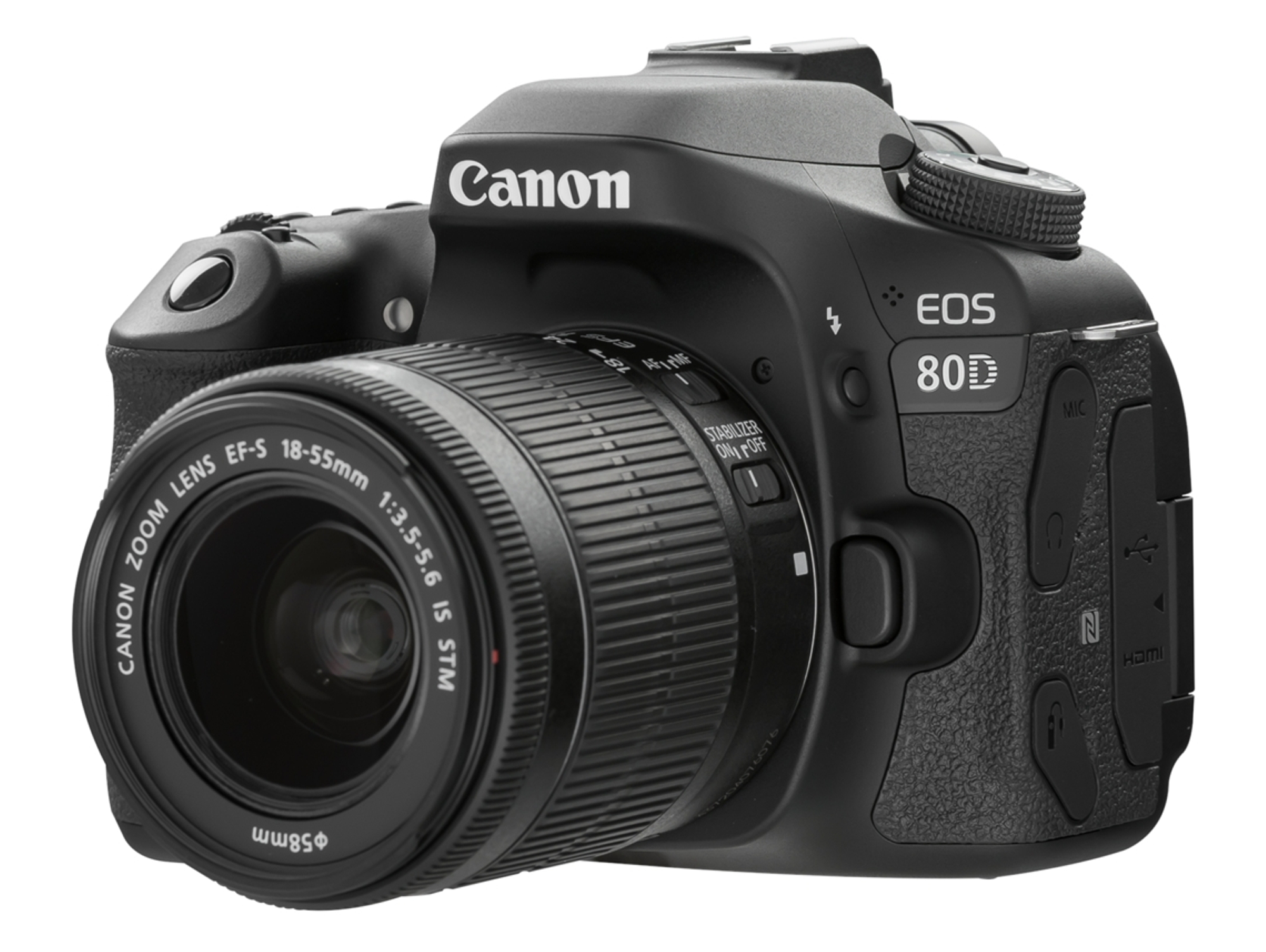 Kit Cámara Réflex CANON 80D+EF-S 18-55 IS STM (24.2 MP - ISO: 100 a 16000 - Sensor: APS-C)