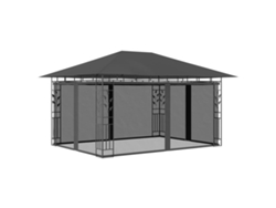 Cenador Con Mosquitera Gris Antracita 4x3x2,73 M 180 G/m²