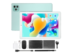 Tableta 2 en 1 de 10,1 pulgadas con Android 11, 5G, doble wifi y teclado dorado
