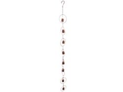 Colgante Metálico Con Campanilla De Lluvia Y Hermosos Sonidos, Cadena Decorativa Para Desagüe De Canalones.