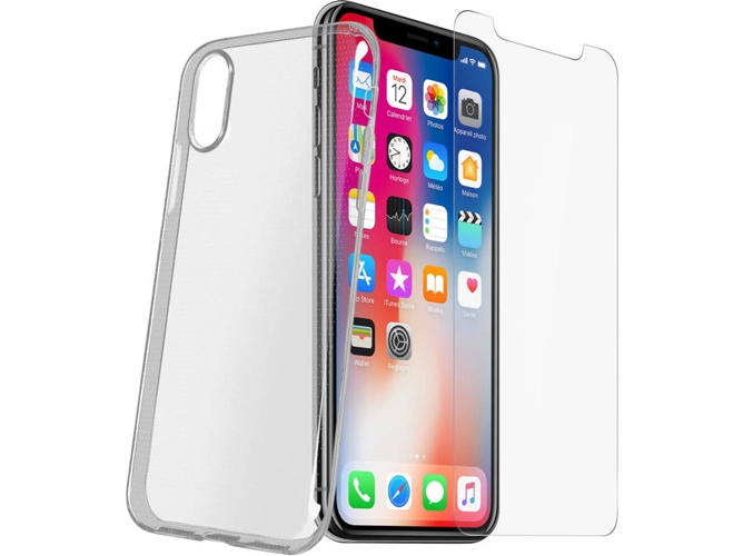 Funda iPhone X AVIZAR PACK-360-IPX Transparente