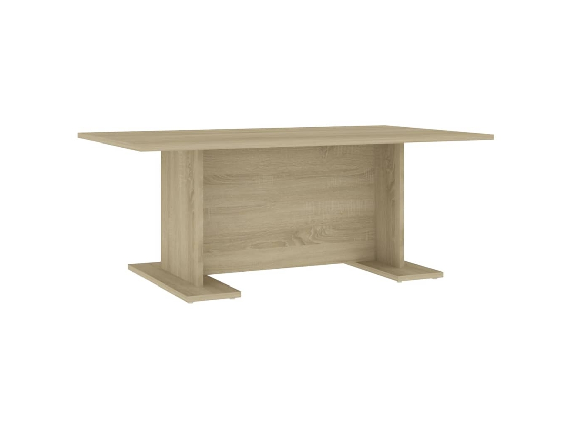 Mesa de centro de contrachapado de roble Sonoma (103,5 x 60 x 40 cm) MAISON EXCLUSIVE