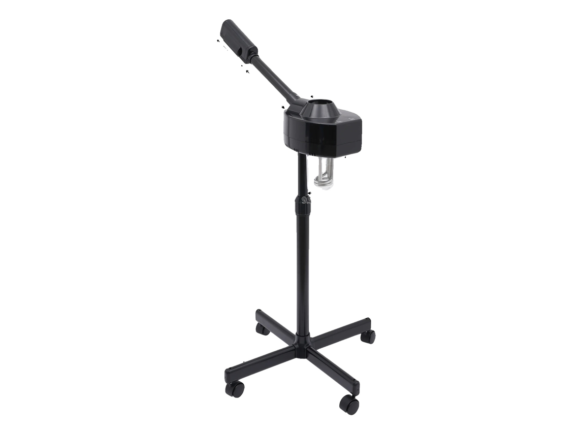 Vaporizador facial, altura ajustable, eléctrico con cable, negro (OEM)