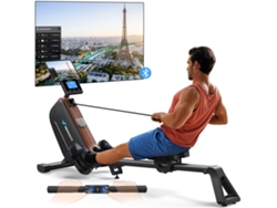 Remo Electromagnético MERACH, 16 Niveles, APP Conectado, BLUETOOTH, Pantalla LED, 150kg, Asiento Regulable, Plegable, Entrenamiento Completo