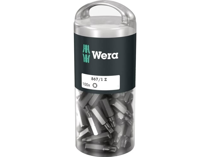 Set de Puntas de Atornillar WERA 05072449001 (100 piezas)