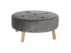 Reposapies Velvet Madera Terciopelo 80x80x38cm