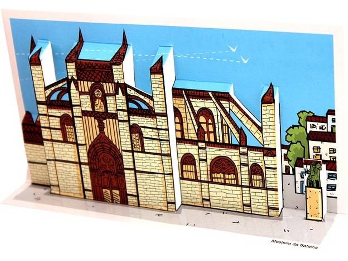 Libro Postal Mosteiro da Batalha (Portugués)