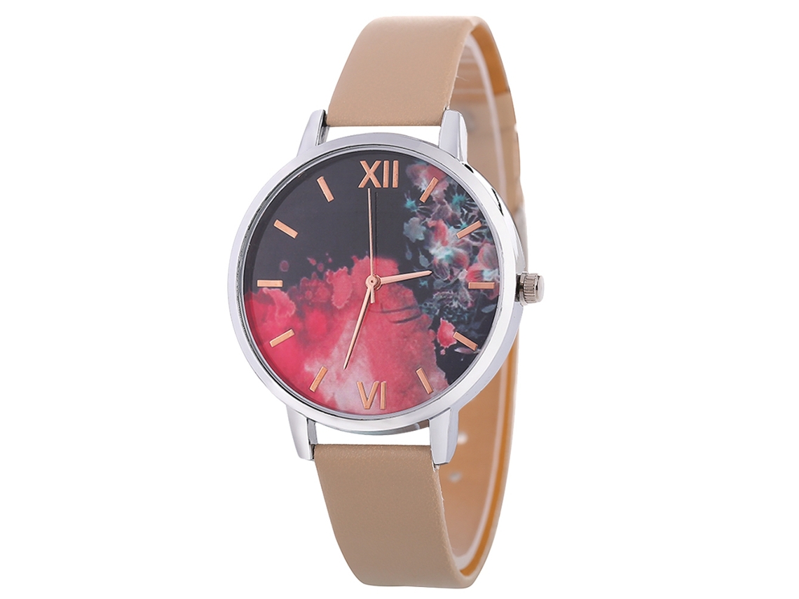 Reloj De Cuarzo Para Mujer Con Correa Triangular Ajustable Y Acabado En Plata Blanca.