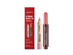 Set de maquillaje labial rosa y marrón de Qiyun