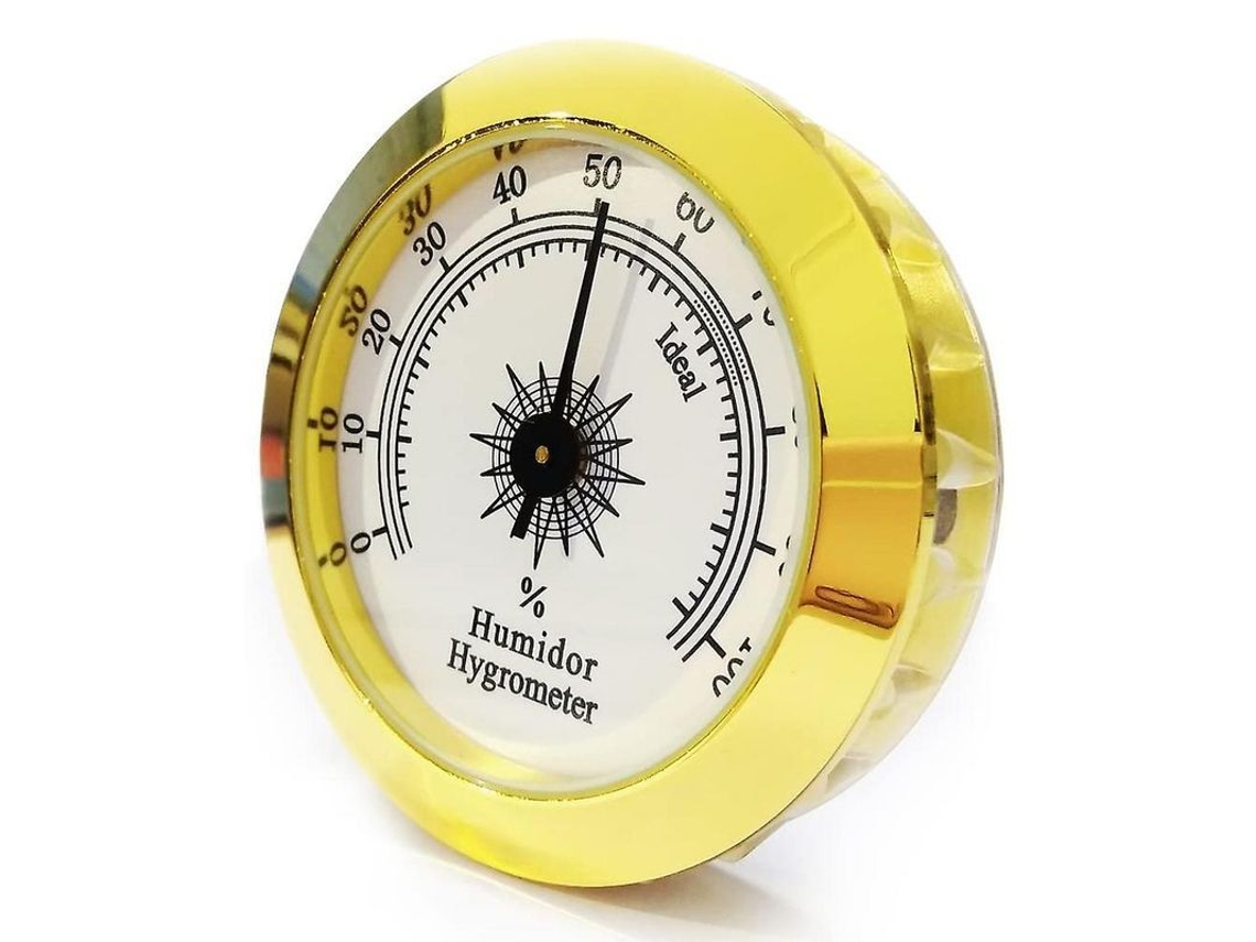 Higrómetro Redondo Para Humidor De Cigarrillos, Compatible Con Cajas Y Armarios De Cigarrillos.