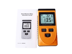 Medidor De Humedad De Madera Inductivo Sin Clavos Con 8 Niveles Ajustables Y Detector Digital Multifuncional