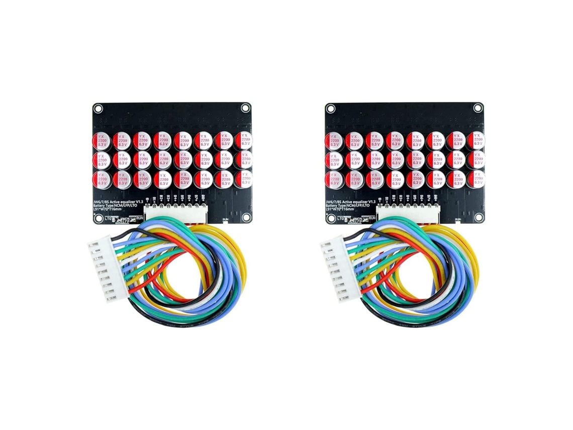 2 Ecualizadores Activos Balanceadores Para Baterías Lifepo4 Lipo Lto De 8s