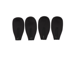 4 Pack Funda Aislante Para Botellas De Cerveza Neopreno Grueso Con Cremallera Chaqueta Para Botellas Negra