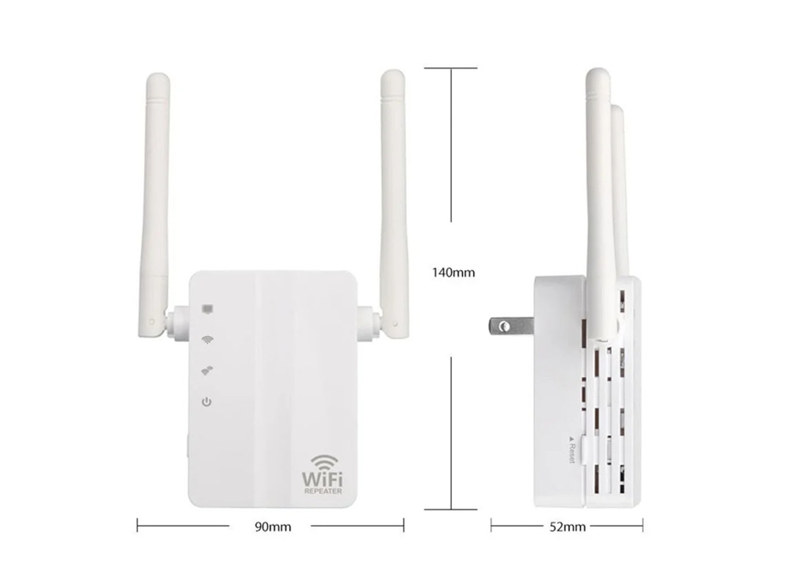 Repetidor de señal WiFi de largo alcance de 300 m con puerto Ethernet Yizhood