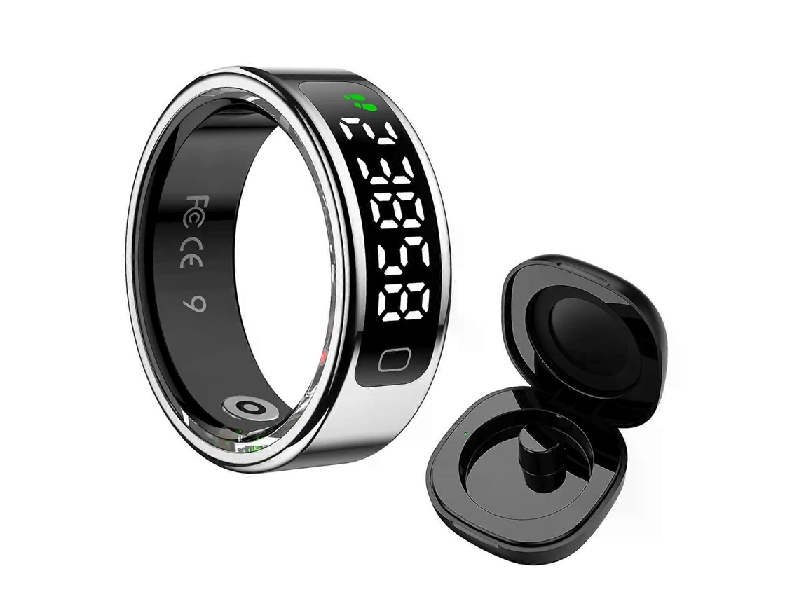 Anillo inteligente R11c con pantalla táctil, modos multideportivos y monitorización de frecuencia cardíaca y oxígeno en sangre. Nostalgia88