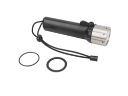 Linterna De Buceo Negra De 200 Lm, Resistente Al Agua Hasta 100 M (ip68), Compacta, Ideal Para Buceo Y Snorkel.