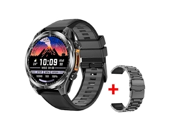 Reloj inteligente deportivo HD300 con pantalla AMOLED de 1,43 pulgadas y correa doble que detecta el oxígeno en sangre. Ly Ebike