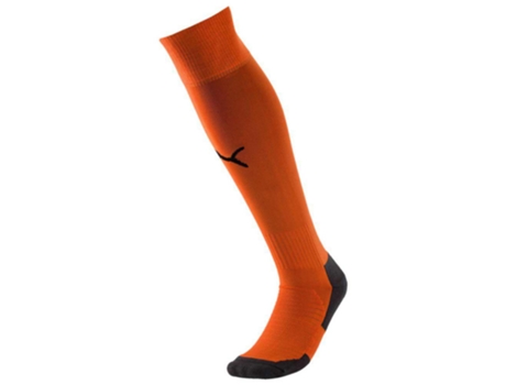 Calcetines para Hombre PUMA Liga Core Naranja para Fútbol (EU 35 - 38)