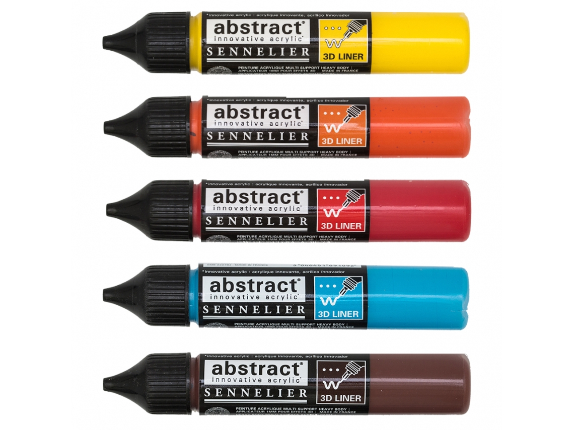 Contorno Abstract 27Ml Verde Amarillento Claro 871 SENNELIER